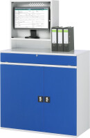 RAU Computer-Schrank 65T mit Monitorgehäuse T250mm,...