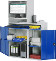RAU Computer-Schrank 65T mit Monitorgehäuse T520mm,...