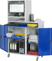 RAU Computer-Schrank 65T mit Monitorgehäuse T520mm,...