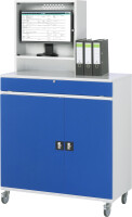 RAU Computer-Schrank 66T mit Monitorgehäuse T250mm,...