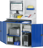 RAU Computer-Schrank 67T mit Monitorgehäuse T250mm,...