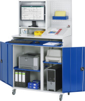 RAU Computer-Schrank 67T mit Monitorgehäuse T250mm,...