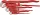 VBW S-Maul-Rohrzangen-Satz 75529 3-teilig, rot lackiert, poliert, 1, 1 ½ und 2 Zoll