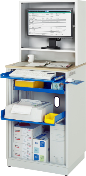 RAU Computer-Station 2015, B720xT660xH1810mm, stationär, 07-2015.11