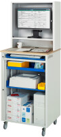 RAU Computer-Station 2065, B720xT660xH1850mm, mobil,...
