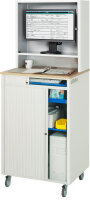 RAU Computer-Station 2065, B720xT660xH1850mm, mobil, 07-2065.11