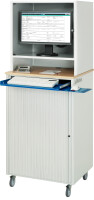 RAU Computer-Station 2075, B720xT660xH1850mm, mobil, 07-2075.11