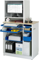 RAU Computer-Station 2625, B1030xT660xH1810mm,...