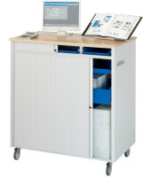 RAU Computer-Station 2650, B1030xT660xH1140mm, mobil, 07-2650.11