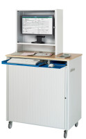 RAU Computer-Station 2665, B1030xT660xH1850mm, mobil, 07-2665.11