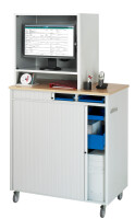 RAU Computer-Station 2675, B1030xT660xH1850mm, mobil, 07-2675.11
