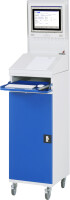 RAU Computer-Schrank 61, B450 x T520 x H1895 mm, mobil,...