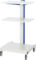 RAU Computer-Ständer 6001, B650xT650xH1230mm, mobil,...