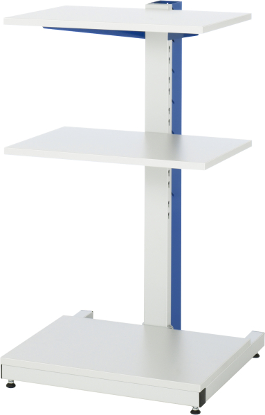 RAU Computer-Ständer 6001, B650xT650xH1140mm, stationär, 07-6001S.11