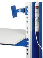 RAU Computer-Ständer 6019, B650xT650xH1680mm, mobil, 07-6019F.11