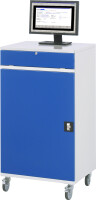 RAU Computer-Schrank 60, B650xT520xH1185mm, mobil,...