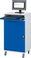 RAU Computer-Schrank 60, B650xT520xH1185mm, mobil, 07-650-M60F.11