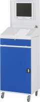 RAU Computer-Schrank 61, B65 xT520xH1895mm, mobil,...