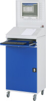 RAU Computer-Schrank 61, B65 xT520xH1895mm, mobil, 07-650-M61F.11