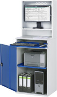 RAU Computer-Schrank 65 mit Monitorgehäuse T250mm, B650xT520xH1770mm, stationär, 07-650-M65-MG2.11