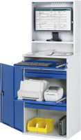 RAU Computer-Schrank 66 mit Monitorgehäuse T250mm,...