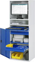 RAU Computer-Schrank 66 mit Monitorgehäuse T520mm,...