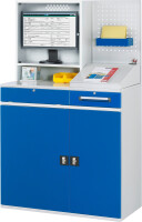 RAU Computer-Schrank 99 mit Monitorgehäuse, B1100xT520xH1770mm, stationär, 07-1100T-M99-MG2.11