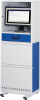 RAU Computer-Säule, B600xT350xH1650, Tastaturauszug, stationär, 07-CS-SL-M1.11