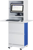 RAU Computer-Säule, B975xT610xH1675, Tastaturauszug, stationär, 07-CS-SL-M2.11