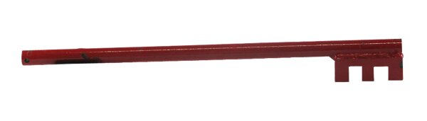 Profibau Handbiegeeisen 75569 Größe 2 für Rundstahl Ø 12-14 mm, rot pulverbeschichtet