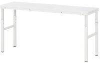 RAU Arbeitstisch Basis Serie E, B1800xT500xH650-1000mm,...