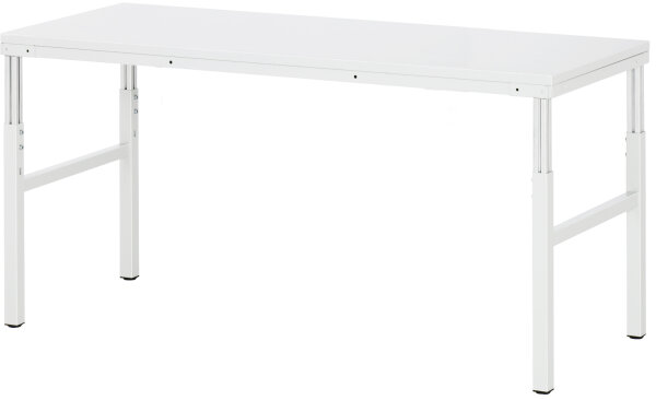 RAU Arbeitstisch Basis Serie E, B1800xT700xH650-1000mm, EGB-Hartlaminat-Platte 30mm, E-B-AT-1800-700HE.12