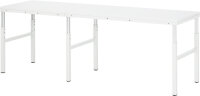 RAU Arbeitstisch Basis Serie E, B1800xT700xH650-1000mm, EGB-Hartlaminat-Platte 30mm, E-B-AT-1800-700HE.12