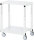 RAU Tischwagen Serie E, B700xT500xH650-1000mm, EGB-Melamin-Platte 28mm, E-TW-0700-500ME.12