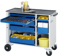 RAU Werkzeugwagen 10420, B1025xT520xH890mm,...