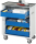 RAU Werkzeugwagen 7030, B725xT400xH860mm, 3xSchublade-VA, Metall-Top-25mm, 02-7030.11