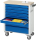 RAU Werkzeugwagen 7130, B725xT400xH860mm, 8xSchublade-VA, Buche-Top-25mm, 02-7130B.11