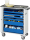 RAU Werkzeugwagen 7255, B725xT400xH860mm, 6xSchublade-VA, Metall-Top-25mm, 02-7255.11