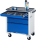 RAU Werkzeugwagen 7300, B700xT500xH795mm, 5xSchublade-VA, Metall-Top-25mm, 02-7300.11