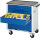 RAU Werkzeugwagen 7310, B700xT500xH795mm, 4xSchublade-VA, Metall-Top-25mm, 02-7310.11