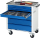 RAU Werkzeugwagen 7330, B700xT500xH795mm, 6xSchublade-VA, Metall-Top-25mm, 02-7330.11