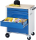RAU Werkzeugwagen 7350, B700xT500xH860mm, 6xSchublade-VA, Buche-Top-25mm, 02-7350B.11
