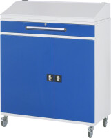 RAU Beistellschrank Stehpult 02T, B1100xT520xH1110/1220mm, mobil, 07-1100T-M02F.11