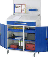 RAU Beistellschrank Stehpult 04T, B1100xT520xH1895mm, mobil, 07-1100T-M04F.11