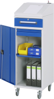 RAU Beistellschrank Stehpult 03, B450xT520xH1235/1345mm,...