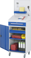RAU Beistellschrank Stehpult 04, B650xT520xH1235/1345/1895mm, mobil, 07-650-M04F.11