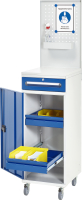 RAU Hygiene Schrank 01, B450xT520xH1085/1795mm, mobil,...