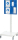 RAU Hygiene Ständer 01, B650xT620xH1700mm, stationär, 07-6000-HS1-F.11