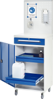 RAU Hygiene Schrank 01, B650xT520xH1210/1920mm, mobil,...