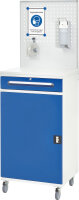 RAU Hygiene Schrank 01, B650xT520xH1210/1920mm, mobil, 07-650-HS01F.11